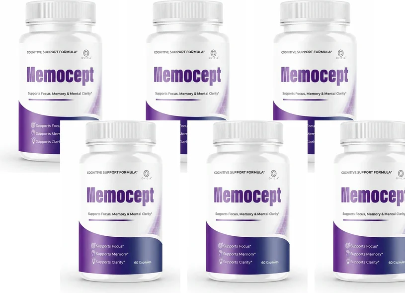 Memocept 6-bottle pack, 180-day supply