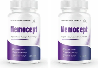 Memocept 2-bottle pack, 60-day supply