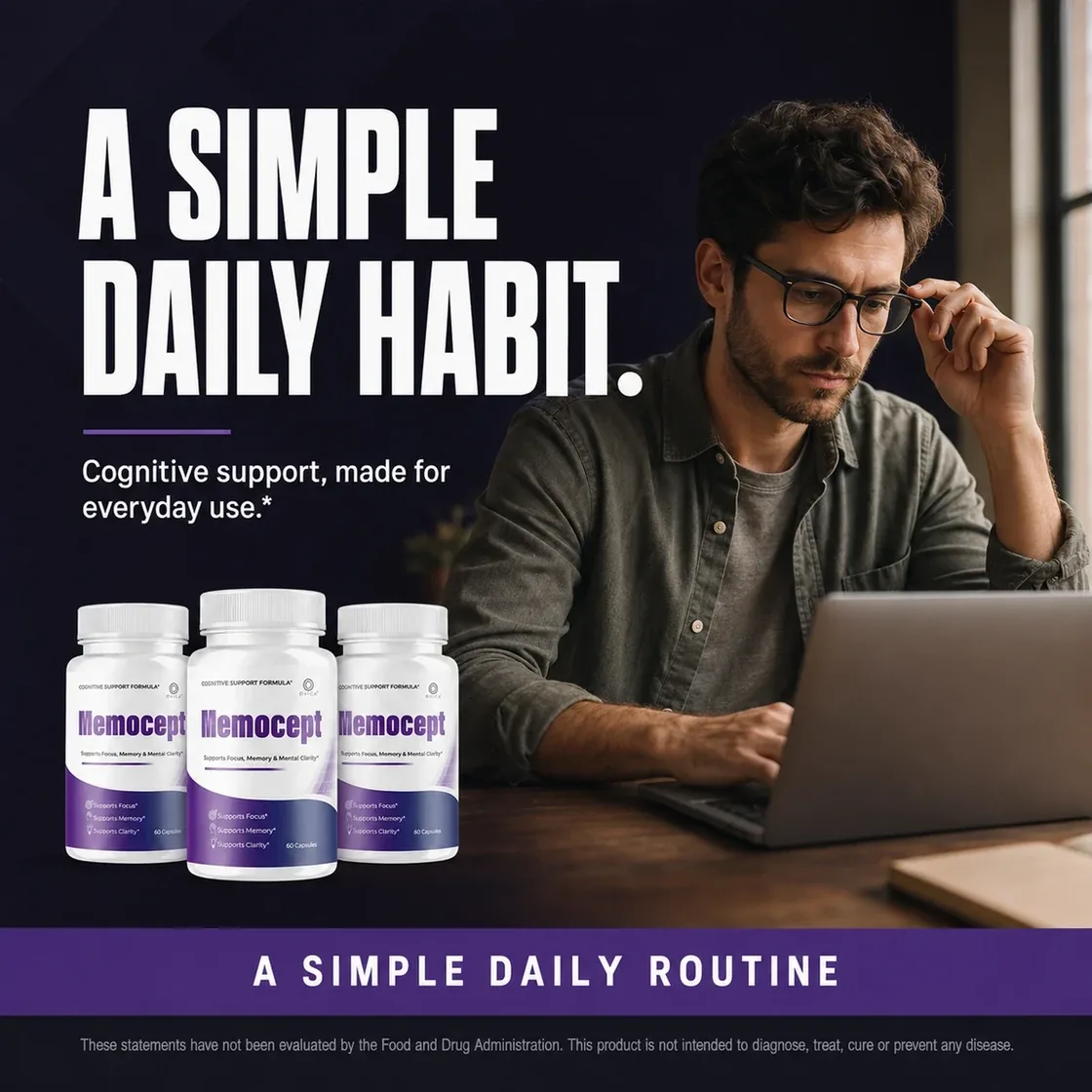Memocept daily cognitive support lifestyle panel