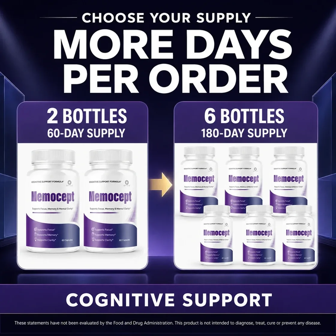 Memocept supply comparison from 2 bottles to 6 bottles
